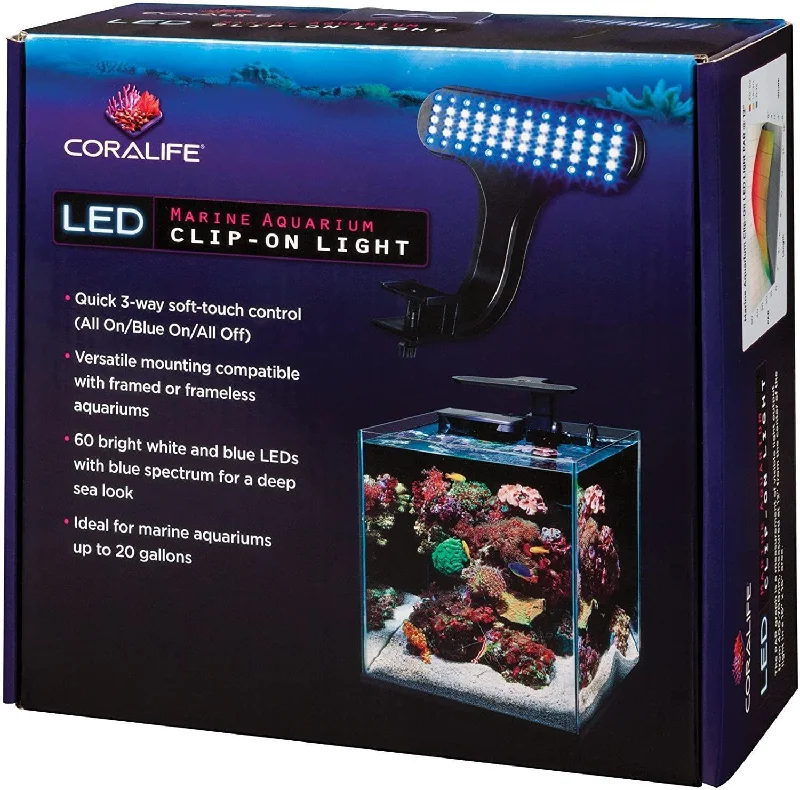 Coralife Marine Aquarium Clip-On LED