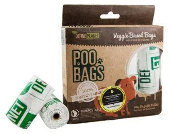 Define Planet Veggie Based Poo Bags - 8 Rolls