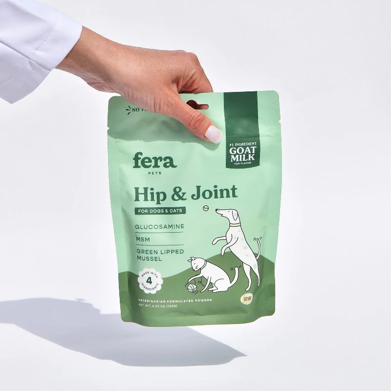 Hip + Joint Goat Milk Topper for Dogs and Cats from Fera Pet Organics