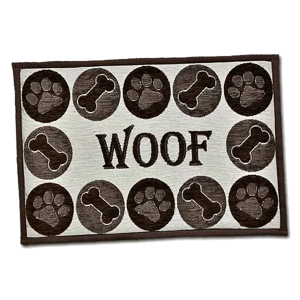 Loving Pets Fashion Mat - Woof Chenille