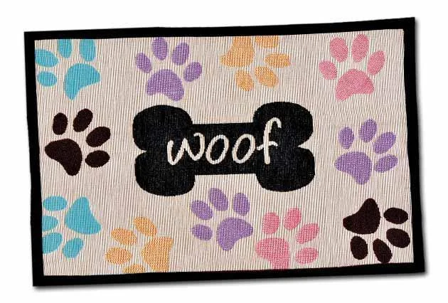 Loving Pets Fashion Mat - Woof & Paws