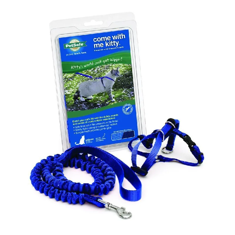 Pet Safe Come With Me Kitty Harness - Blue & Navy