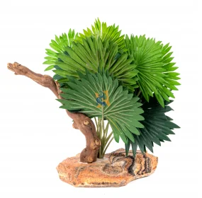 Pet-Tekk Habi-Scape Mini Fan Palm w/ Branch