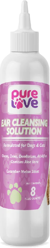 Pure Love Ear Cleaning Solution II-Cucumber Scent for Dogs and Cats