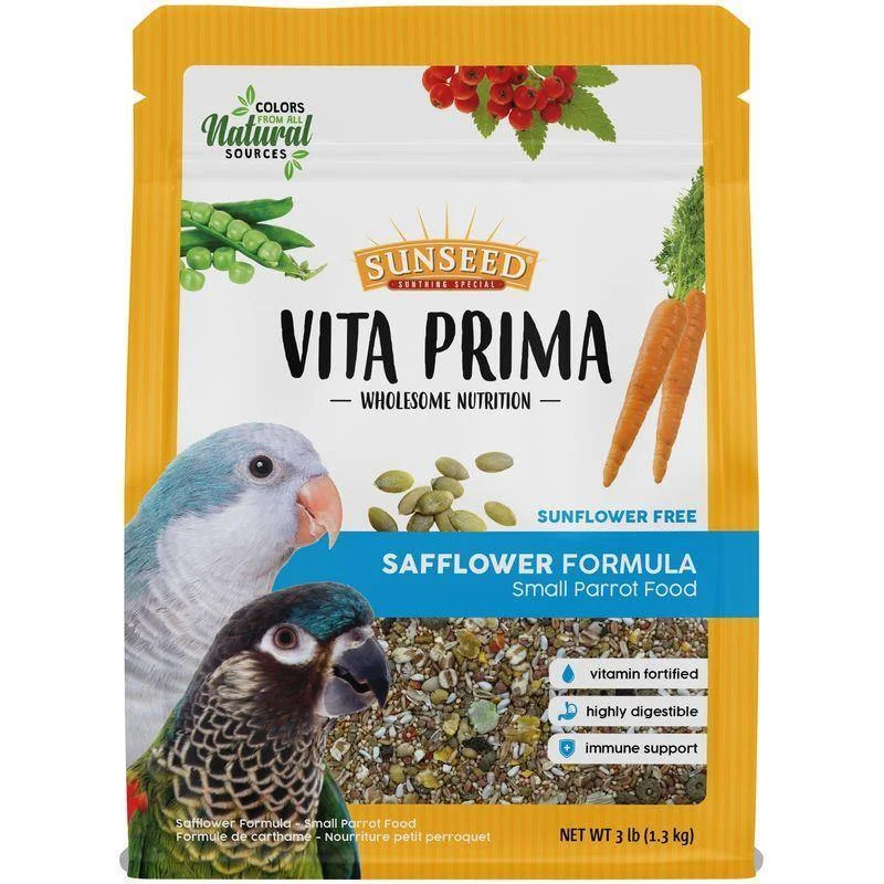 Sunseed Vita Prima Safflower - Small Parrots 3lb