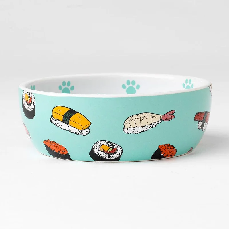 Sushi Time Shallow Cat Bowl