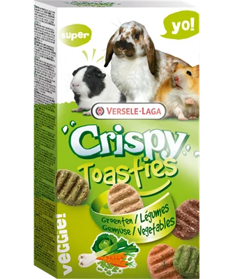 Versele-Laga Vegetable Crispy Toasties 150g