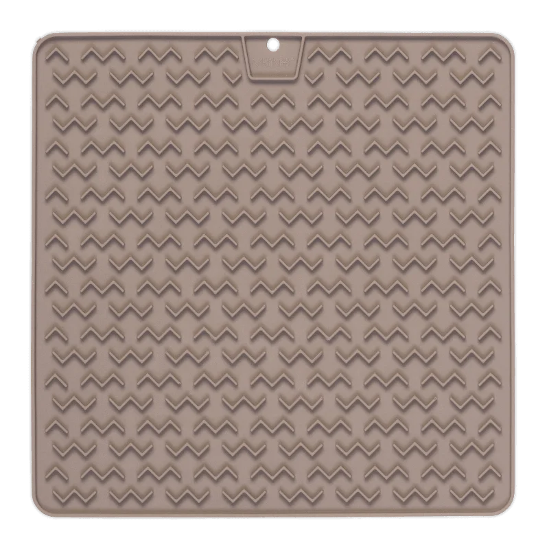 Warm Grey Therapeutic Licking Mat