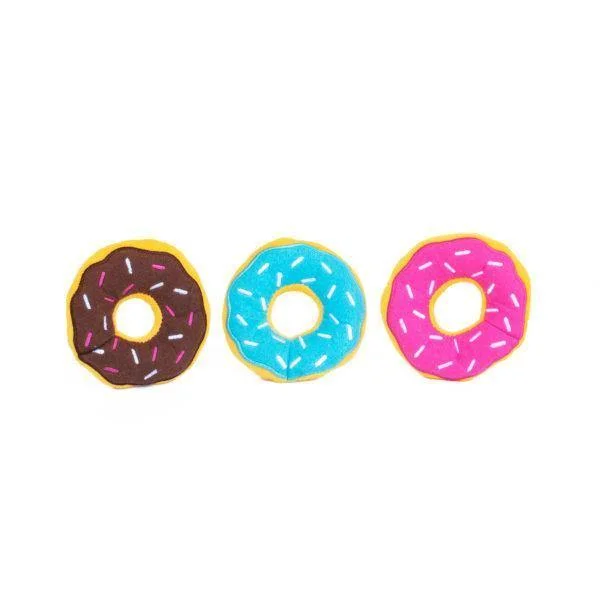 ZippyPaws Miniz - Donuts 3-Pack