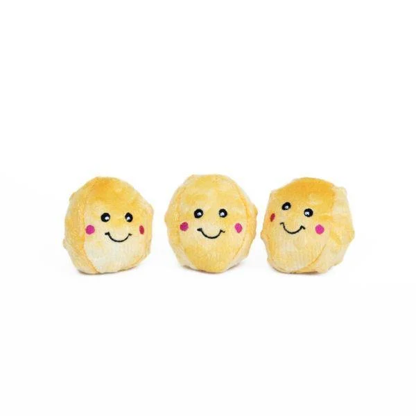 ZippyPaws Miniz - Popcorn 3-Pack