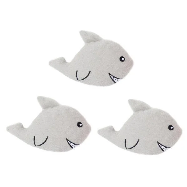 ZippyPaws Miniz - Sharks 3-Pack