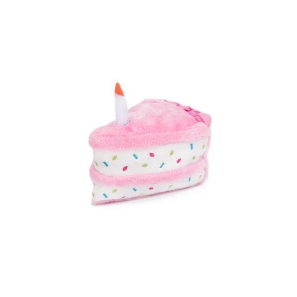 ZippyPaws NomNomz - Pink Birthday Cake