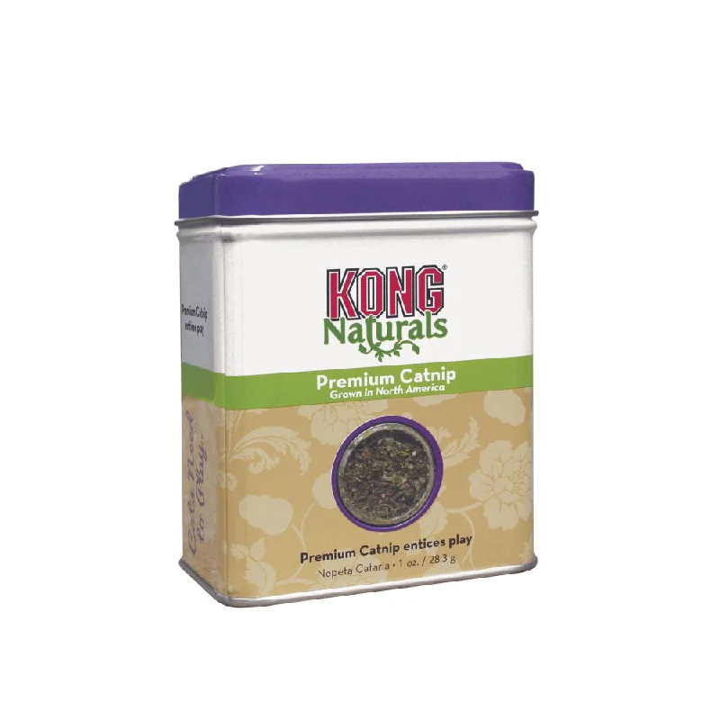 Kong Naturals Premium Catnip in Tin