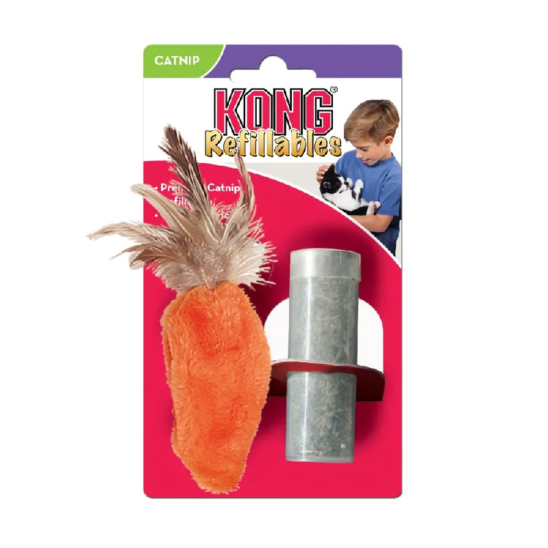 Kong Refillable Catnip Carrot