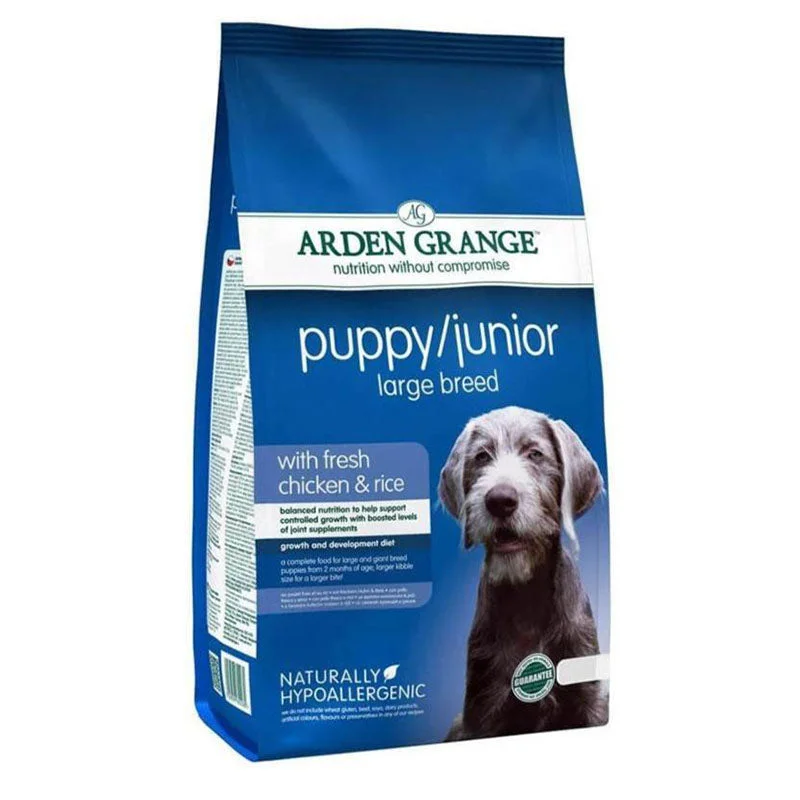 Arden Grange Puppy/Junior Fresh Chicken & Rice Food for Large Breed