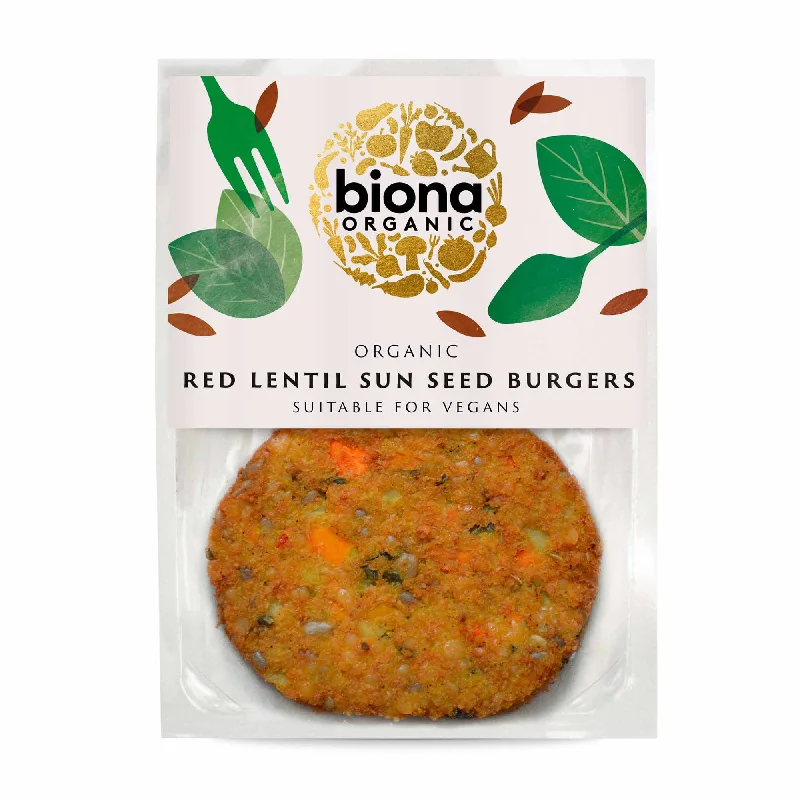 Biona Red Lentil Sun Seed Burgers