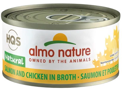 Almo Cat Salmon & Chicken in Broth