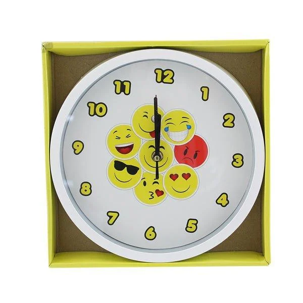 Emoticon Clock 10 Inch