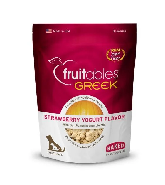 Fruitables Greek Strawberry Yogurt Dog Treats