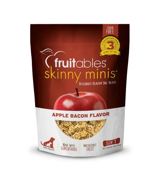 Fruitables Skinny Minis Apple Bacon Dog Treats