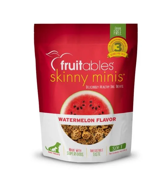 Fruitables Skinny Minis Watermelon Dog Treats