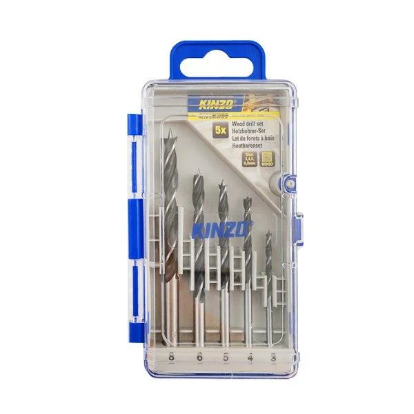 Kinzo Wood Drill Bit Set 5 Piece