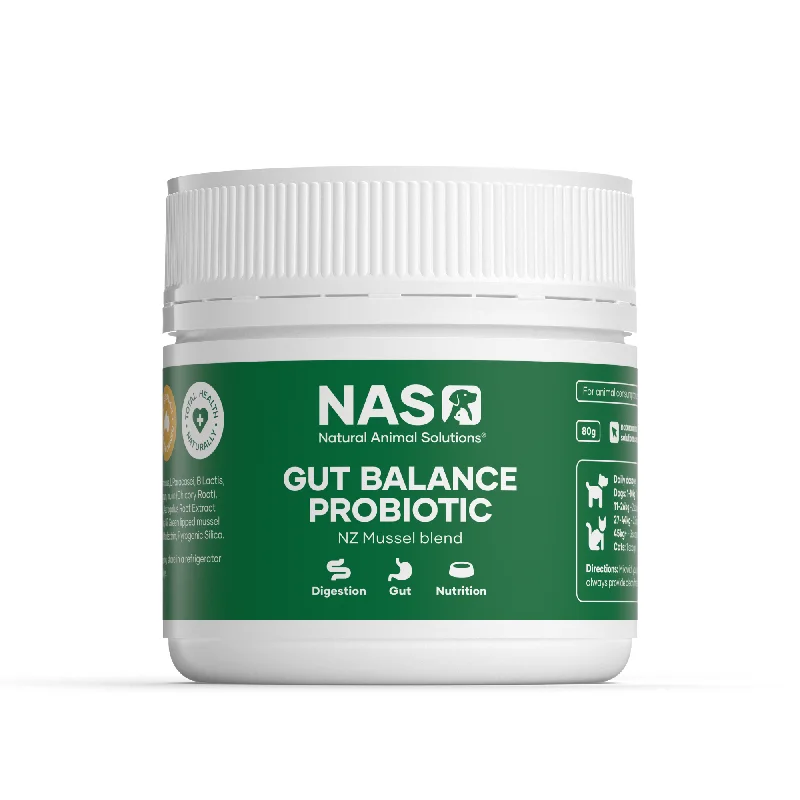 Natural Animal Solutions Gut Balance ProBiotic New Zealand Mussel Blend for Dogs and Cats