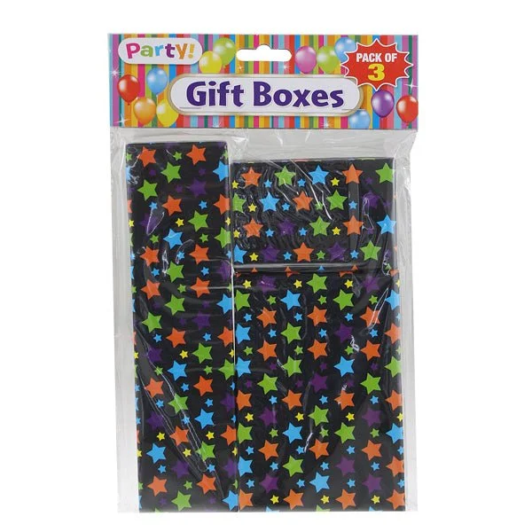 Party Gift Box Set – 3 Pk