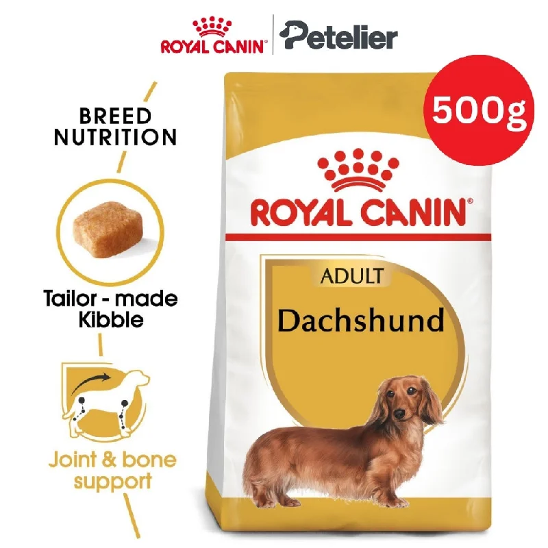 Royal Canin Dachshund Adult 500g Dry Dog Food - Breed Health Nutrition