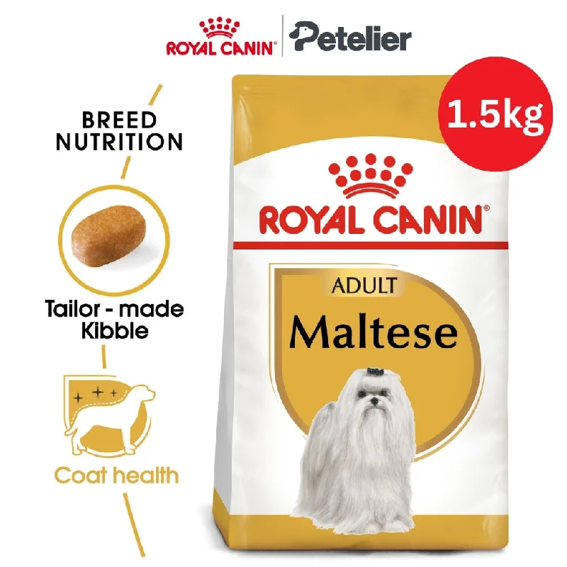 Royal Canin Maltese Adult 1.5kg Dry Dog Food - Breed Health Nutrition