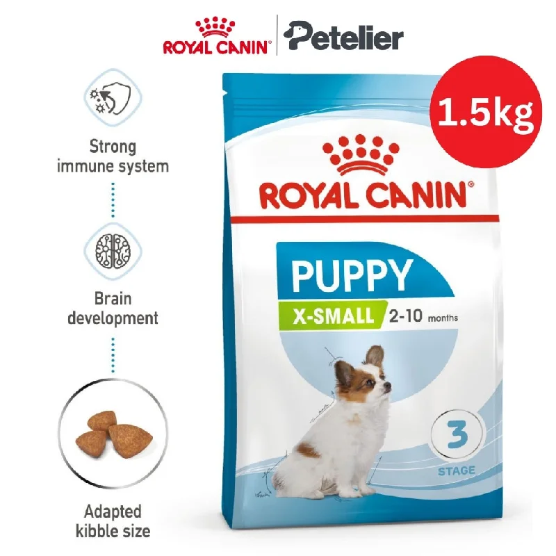 Royal Canin X-Small Puppy 1.5kg Dry Dog Food - Size Health Nutrition