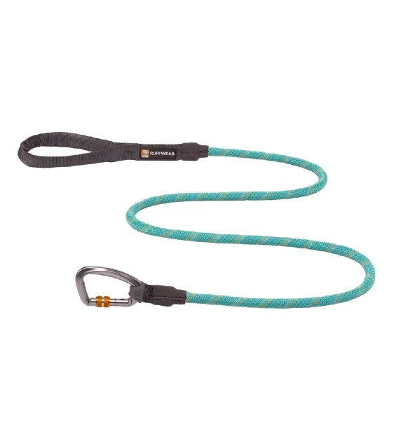 Ruffwear Knot-a-Leash™ Reflective Rope Dog Leash with Locking Carabiner (Aurora Teal)