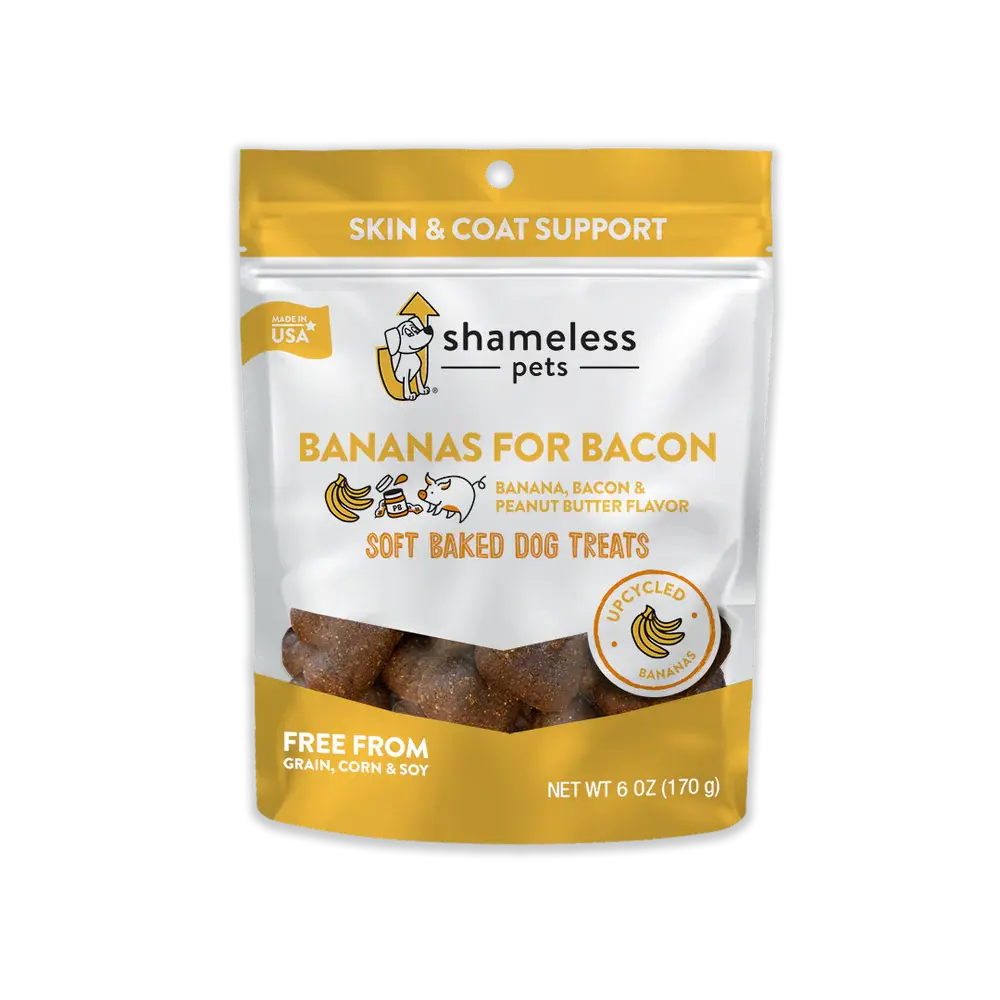 Shameless Pets Bananas For Bacon Soft Baked Dog Treats