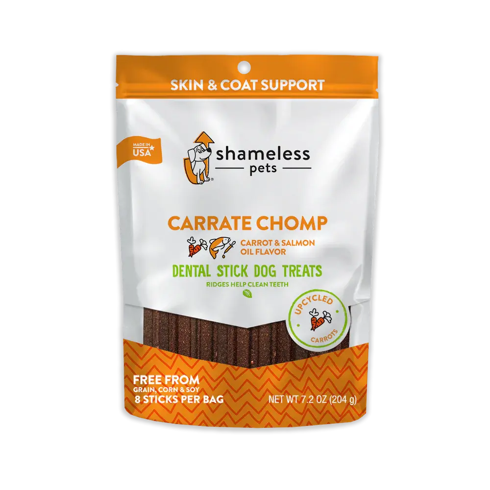 Shameless Pets Carrate Chomp Dental Sticks Dog Treats