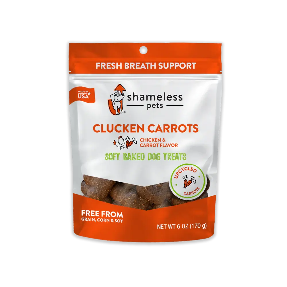 Shameless Pets Clucken Carrots Soft Baked Dog Treats