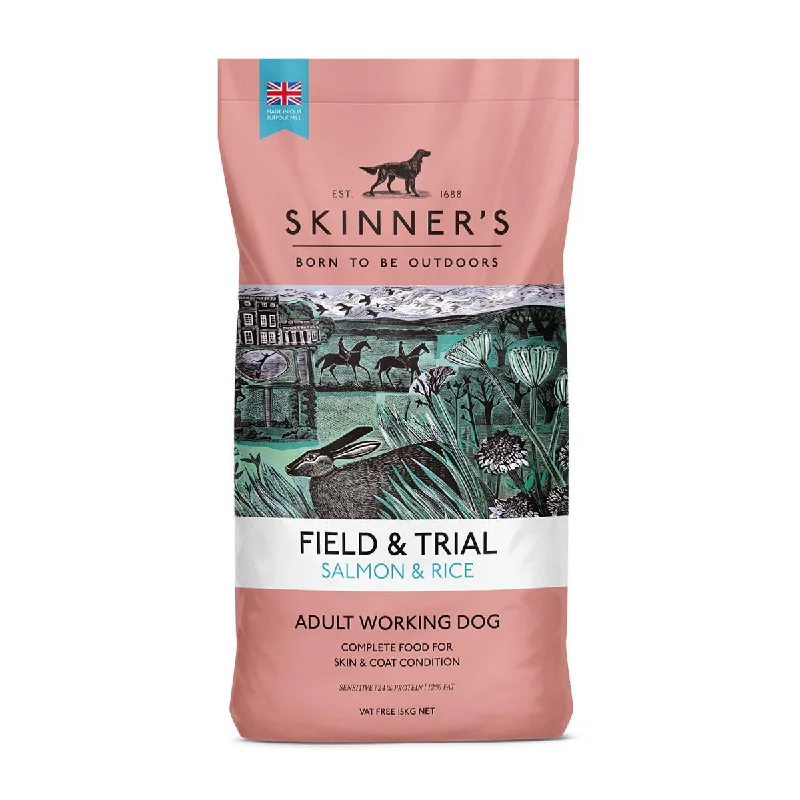 Skinners Field & Trial | Dry Dog Food | Hypoallergenic Salmon & Rice - 15kg