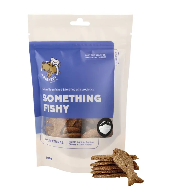 The Barkery Something Fishy Fish Biscuits Dog Treats