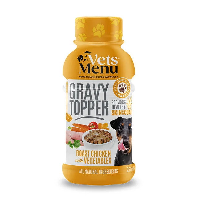 Vets Menu - Dog Gravy Topper - Chicken And Vegetables - 250ml