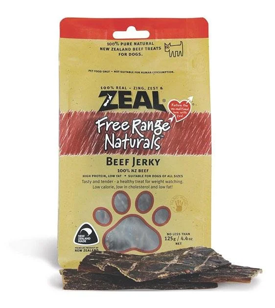 Zeal Free Range Air Dried Dog Treats (Beef Fillet)